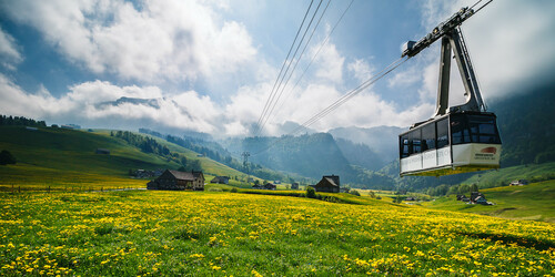 Seilbahn Hoher Kasten in der Nähe des Bodensees