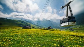 Seilbahn Hoher Kasten in der Nähe des Bodensees